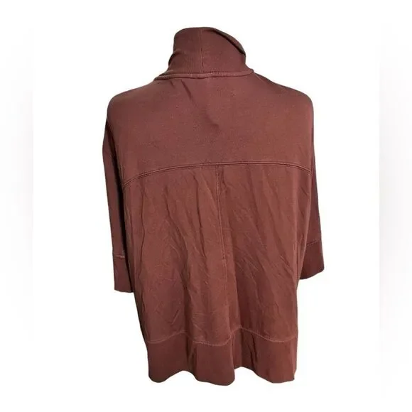 Athleta Lotus Wrap. Color dark plum extra small / small oversized pockets - Picture 6 of 13